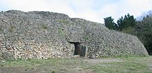 Cairn of the Neolithic-era passage tomb on Gavrinis island, Brittany Gavrinis cairn.jpg