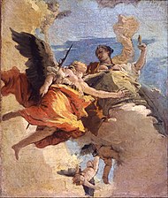 Giovanni Battista Tiepolo - hyveen ja aateliston allegoria - Google Art Project.jpg