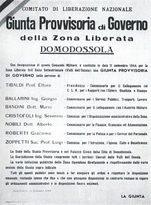 The Manifesto announcing the formation of the Provisional Government Council Giunta provvisoria Domodossola.jpg