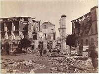 Ruines de Messine après le séisme de 1908.