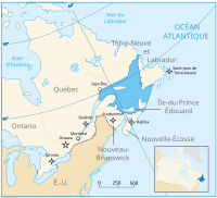 Carte du golfe du Saint-Laurent