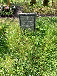 Das Grab von Werner Meinhof auf dem Laurentiusfriedhof (Halle)