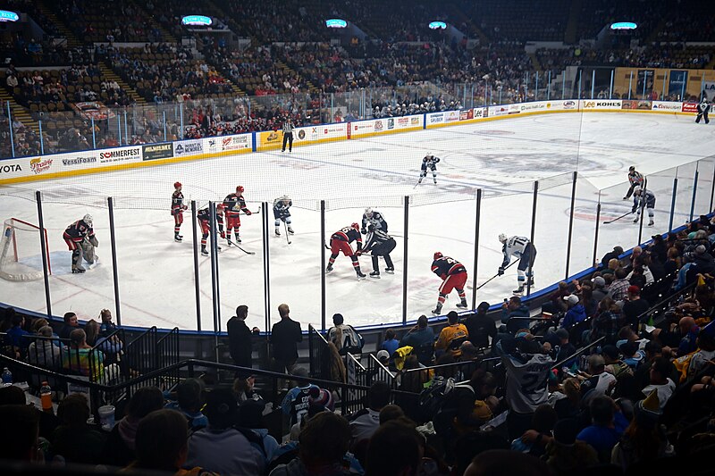 File:Grand Rapids Griffins vs. Milwaukee Admirals November 2023 26 (face-off).jpg