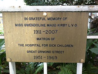 <span class="mw-page-title-main">Gwendoline Kirby</span> British nurse