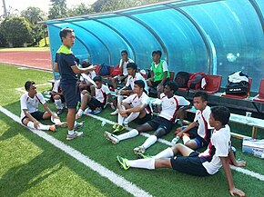 Han Yiguang coaching the Under-15 youth team at Balestier Khalsa FC. Guang.jpg