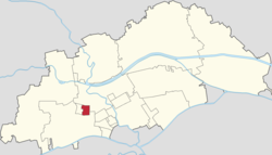 Location within Beichen District