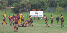 The Hibiscus Coast Raiders are rugby league club based in Stanmore Bay, who play as a part of the Auckland Rugby League HBCRaidersvPapatoetoe.png