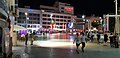 HaAtzmaut Square Netanya at night