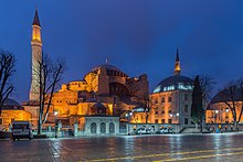 Exterior view of Hagia Sophia Hagia Sophia February 2013 02.jpg