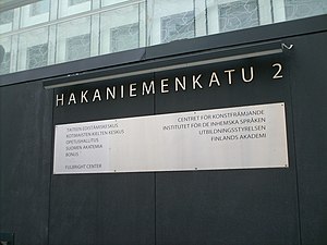 Institute For The Languages Of Finland