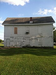 North face of the Harrisburg school and masonic lodge