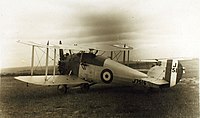 Hawker Woodcock, similar to those flown by No. 17 Squadron, 1926 to 1928.