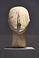 Head of a Cycladic statue, 30th cent. B.C. National Archaeological Museum, Athens.