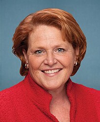 Heidi Heitkamp: First female Attorney General for North Dakota (1993) Heidi Heitkamp 113th Congress.jpg