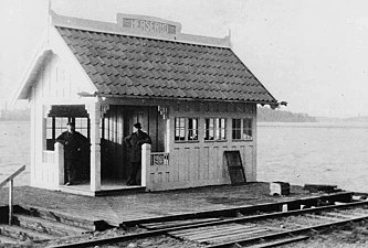 Herseruds stationshus 1914, finns idag på Högberga.