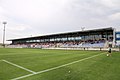 eine Tribüne im Sonnenseestadion Ritzing