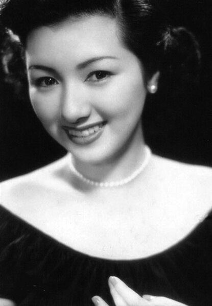 Hideko Takamine in the late 1940s