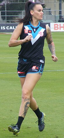 Houghton, Gemma, Alberton Oval, 2022 September 3.jpg