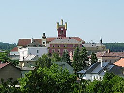 Hrad Mírov s kostelem sv. Máří Magdalény - Mírov.JPG