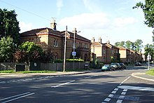 Surviving housing (originally built for prison officers) on Raglan Terrace.