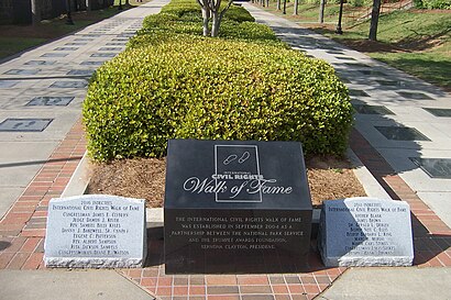 How to get to International Civil Rights Walk of Fame with public transit - About the place