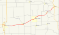 Map of w:Iowa Highway 24