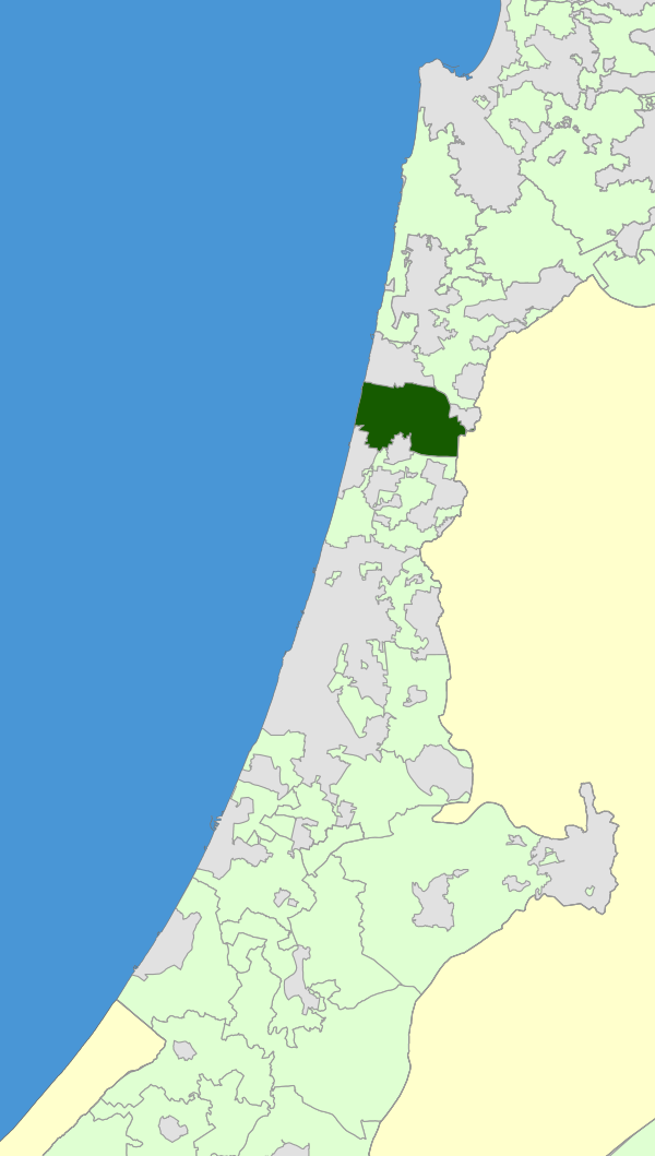 Israel Map - Emek Hefer Regional Council Zoomin.svg
