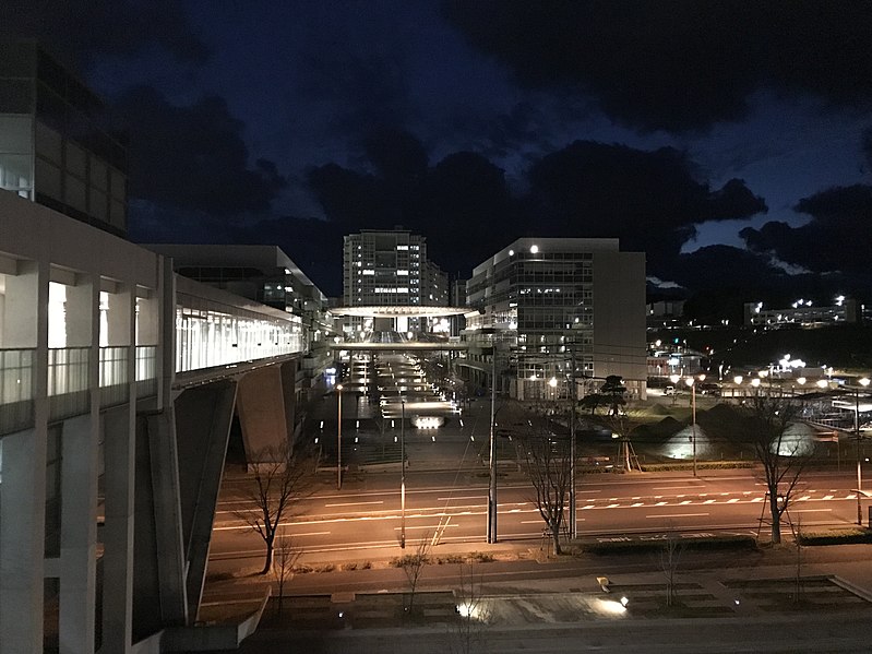 File:Ito Campus of Kyushu University at night 20181208.jpg