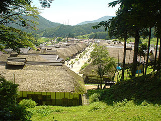 Shimogō, Fukushima Town in Tōhoku, Japan