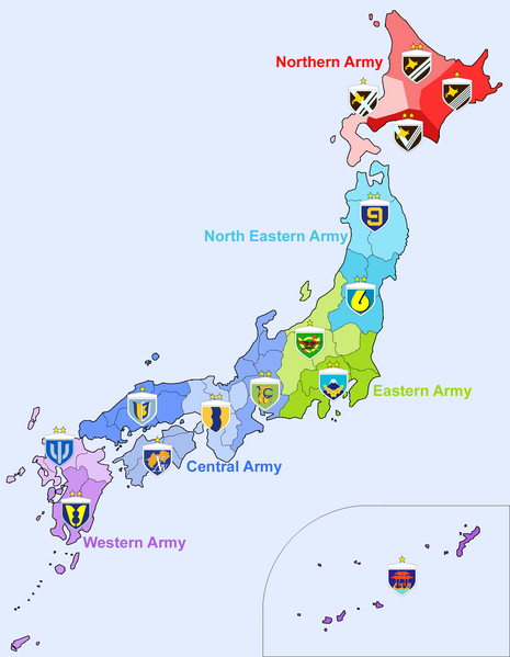 JSDGF military districts