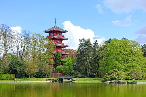 Japanese Tower - Royal Castle of Laeken - Brussels, Belgium - DSC07145