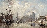 Der Hafen von Dordrecht, Johan Barthold Jongkind