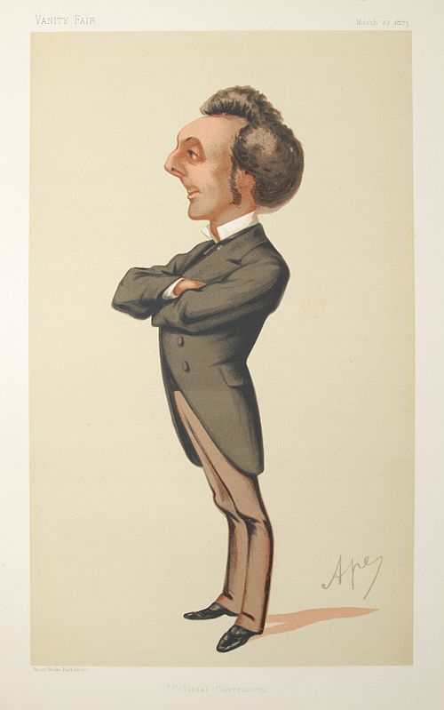 Caricature by Ape in Vanity Fair, 1875