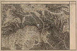 Cseb az 1769–73-as jozefiniánus térképen