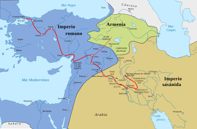 Guerras Romano-Sasánidas: Antecedentes: Roma y Persia antes del siglo III, Ardashir I: El comienzo de los enfrentamientos militares, Sapor I: Victoria sobre los tres emperadores