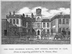 KES Free Grammar School original without tower (R K Dent)