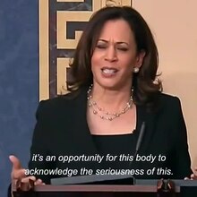 Dosya: Kamala Harris, Emmett'i Antilynching Act.ogv'ye Kadar Tartışıyor