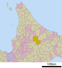 Localisation de Kamikawa à Hokkaido (Sous-préfecture de Kamikawa)