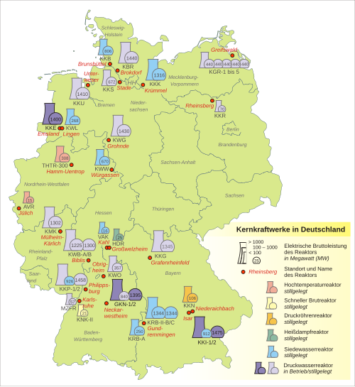 Kernkraftwerke in Deutschland