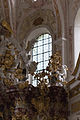 English: Detail of the high altar of church Mariä Himmelfahrt at the cloister Fürstenfeld. Deutsch: Detail des Hochaltars der Kirche Mariä Himmelfahrt des Klosters Fürstenfeld.