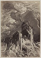 『海の労働者』挿絵　(1868)