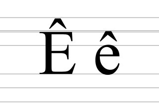 <span class="mw-page-title-main">Ê</span> Latin letter E with circumflex