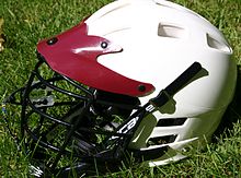 A typical lacrosse helmet Lax Helmet.jpg