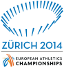 Logo der Leichtathletik-EM 2014