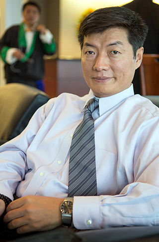 <span class="mw-page-title-main">Lobsang Sangay</span> Sikyong of the Tibetan Government in Exile