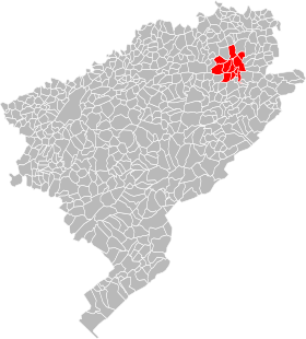 Localisation de Communauté de communes du pays de Pont-de-Roide