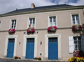 Het stadhuis in Loiré