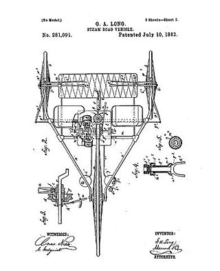 <span class="mw-page-title-main">Long steam tricycle</span> 19th-century motorcycle