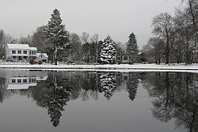 Looking south across the pond on the Upper Green, Newbury MA.jpg