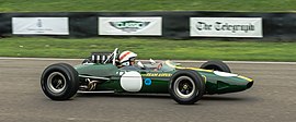 Lotus 33 Climax Jackie Stewart at Goodwood Revival 2013 001.jpg